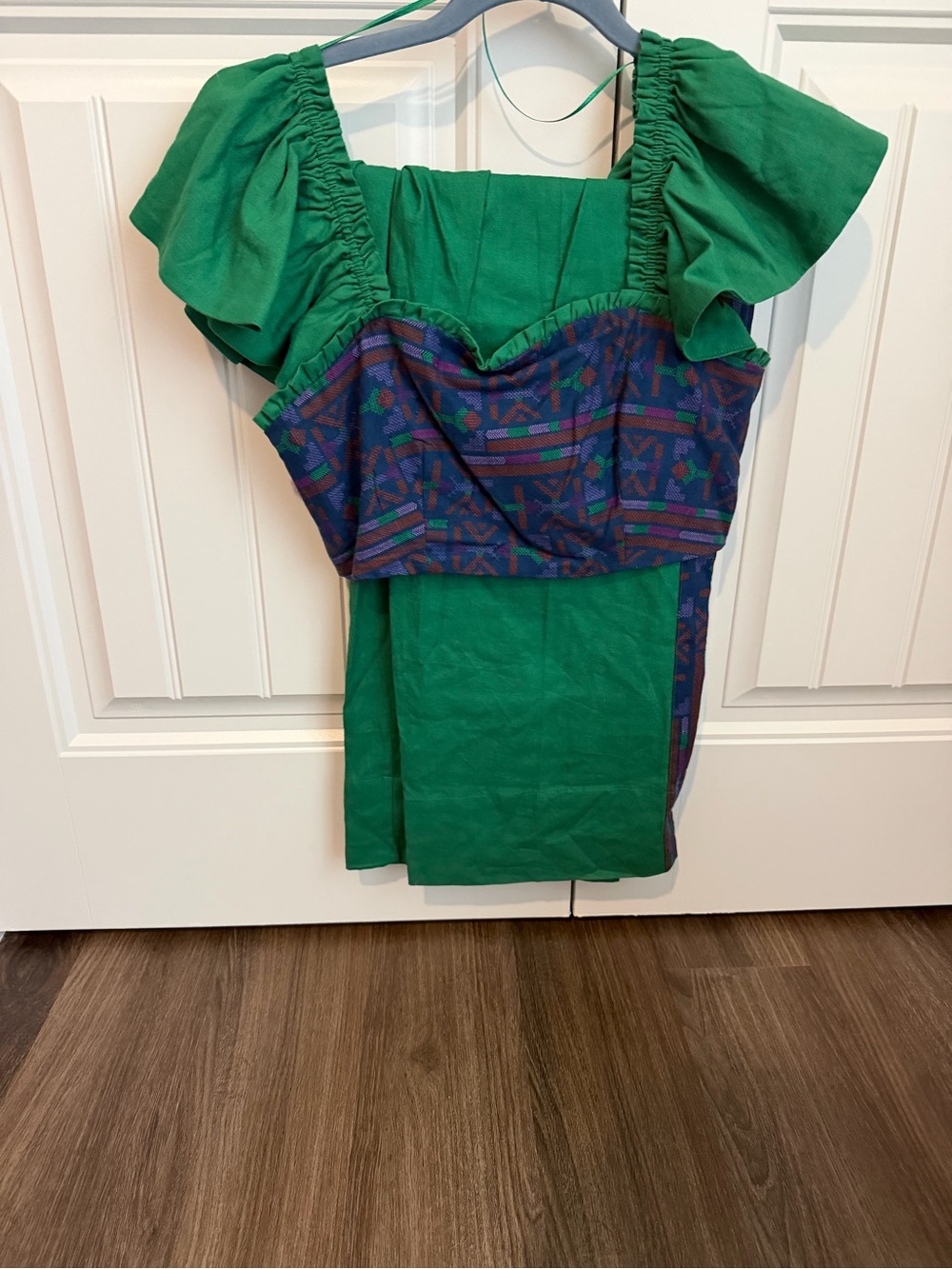 Rachel Zoe Emerald Green crop top and pants set